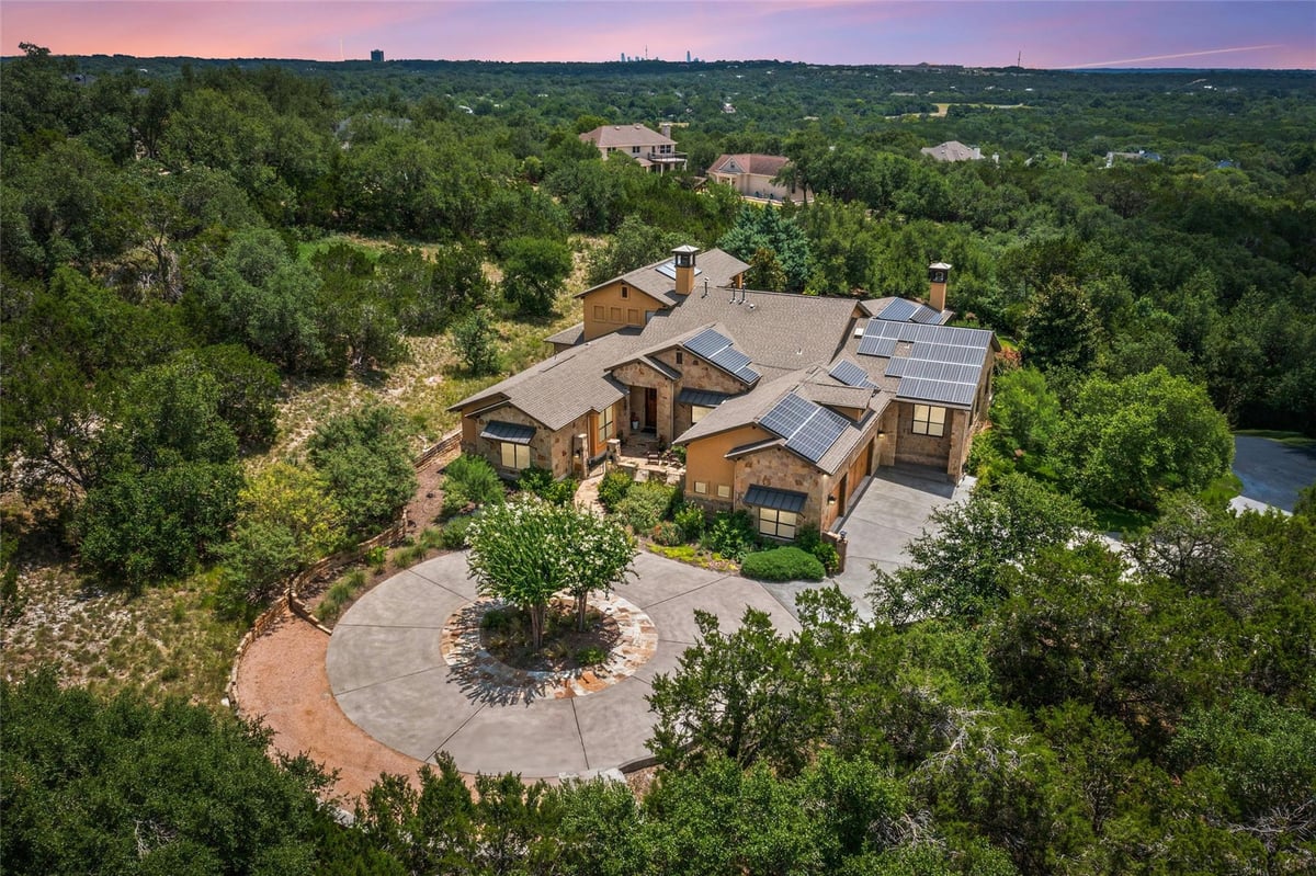 View 8500 Young Ln in Lewis Mountain Ranch Ph 02 8500 Young Ln - front exterior - Luxury home in Lewis Mountain Ranch Ph 02, Austin, TX