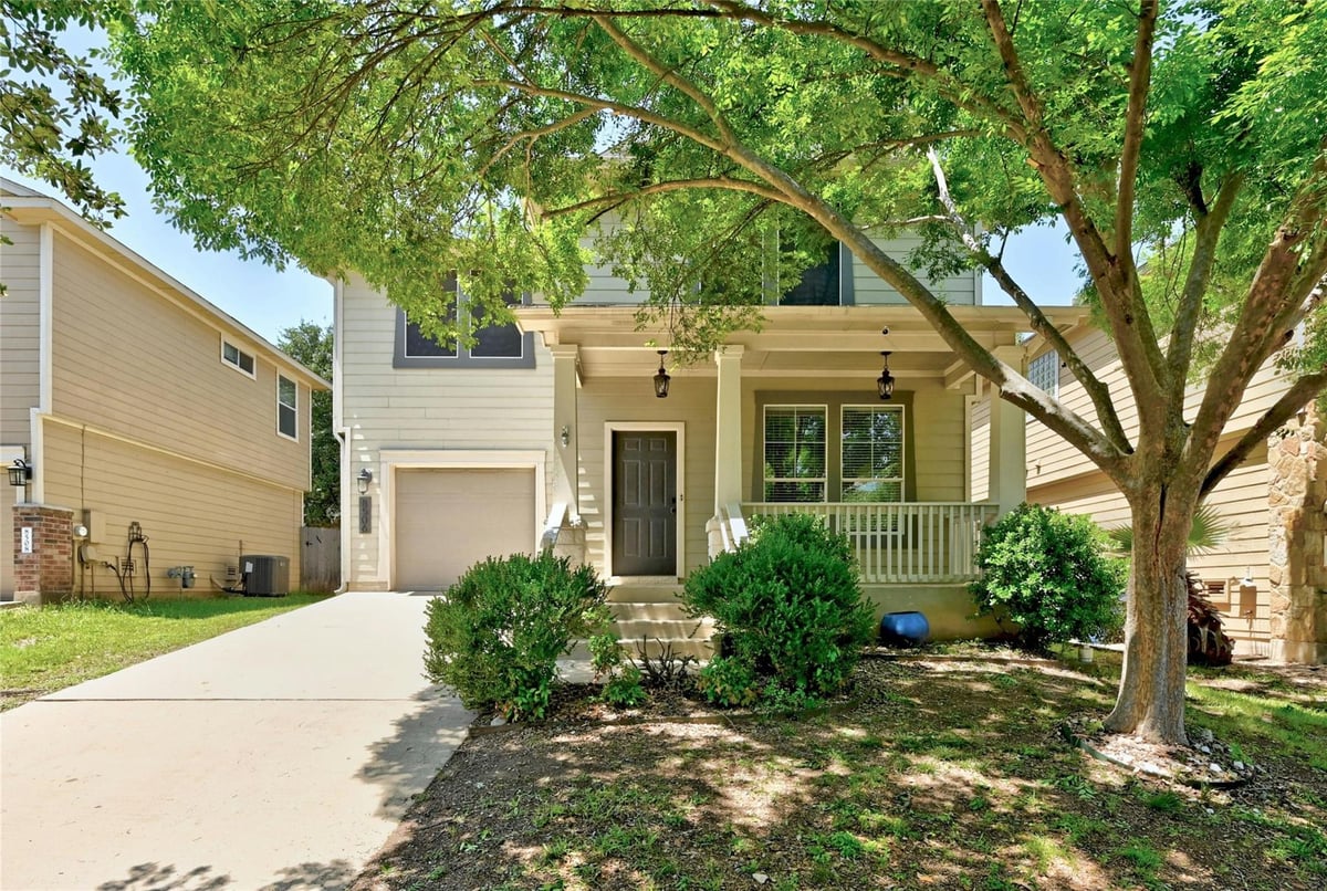 View 8506 Brock Cir in Grand Oaks Amd 8506 Brock Cir - front exterior - Luxury home in Grand Oaks Amd, Austin, TX