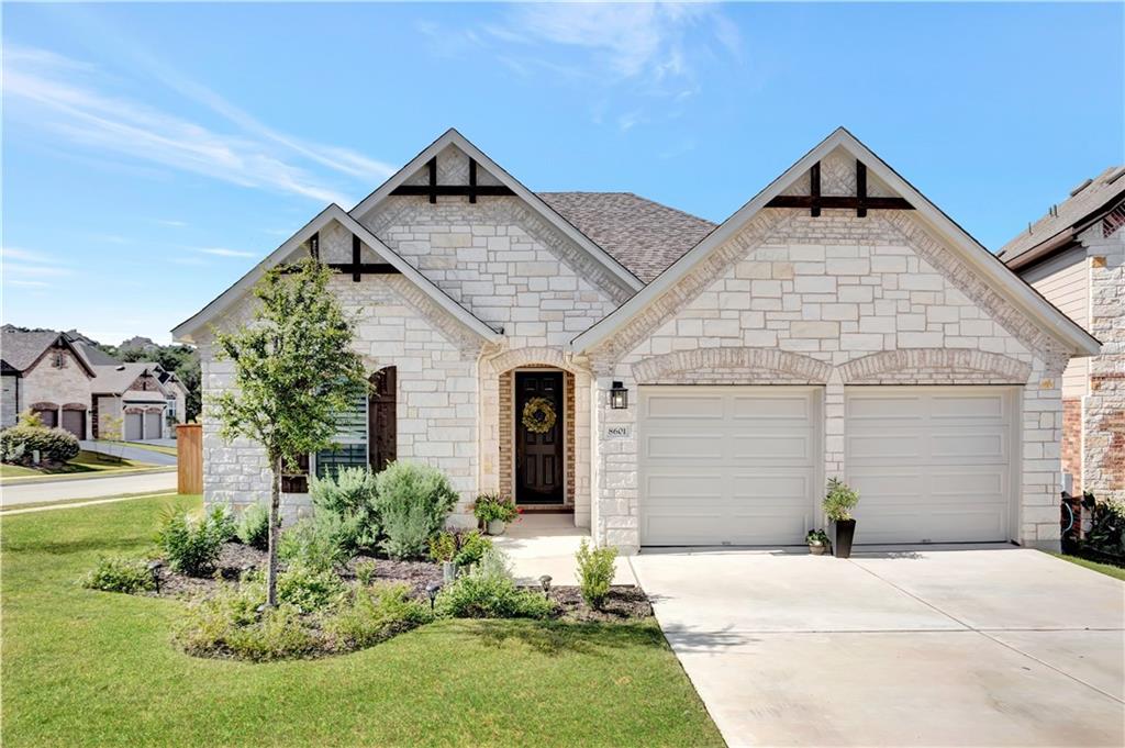 View 8601 Roxton Cv in Enclave At Covered Bridge 8601 Roxton Cv - front exterior - Luxury home in Enclave At Covered Bridge, Austin, TX