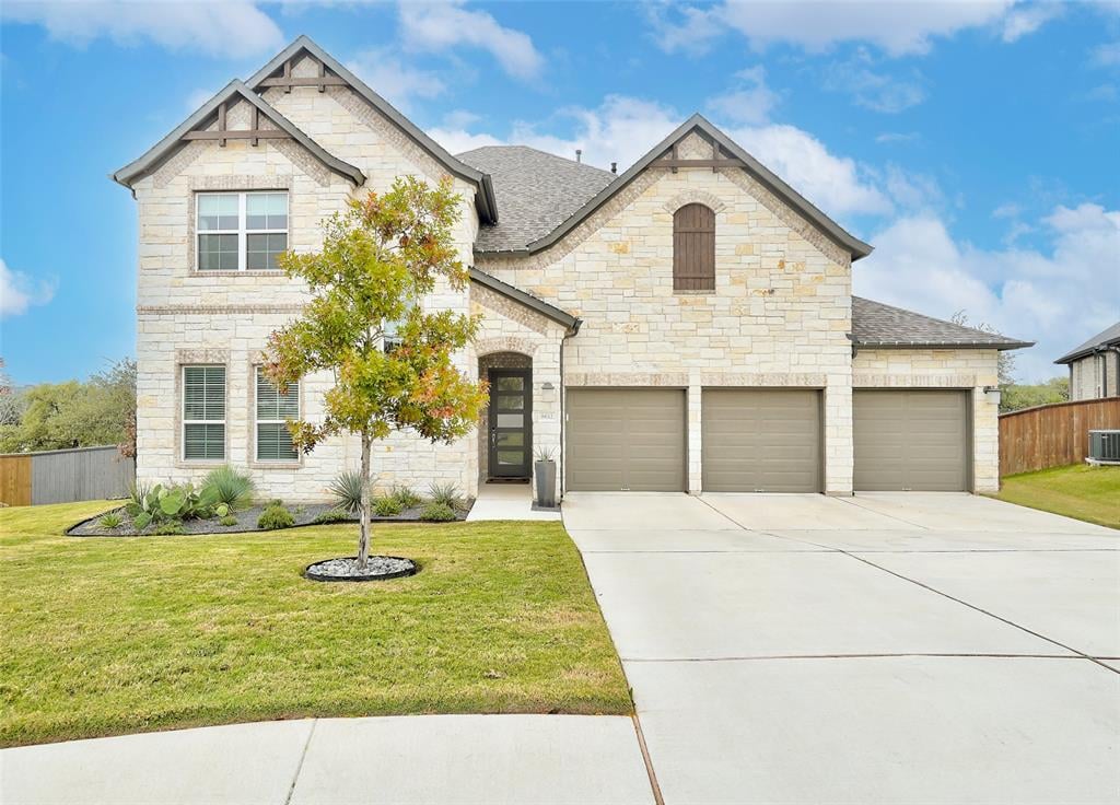 View 8612 Roxton Cv in Enclave At Covered Bridge 8612 Roxton Cv - front exterior - Luxury home in Enclave At Covered Bridge, Austin, TX