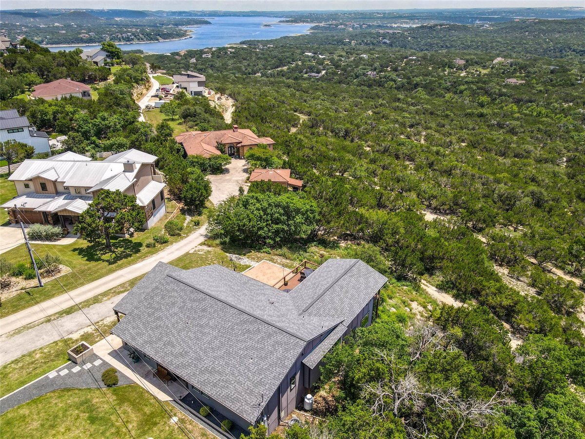 View 8614 Tip Top DR in Grandview Terrace Unit 01 8614 Tip Top DR - front exterior - Luxury home in Grandview Terrace Unit 01, Jonestown, TX