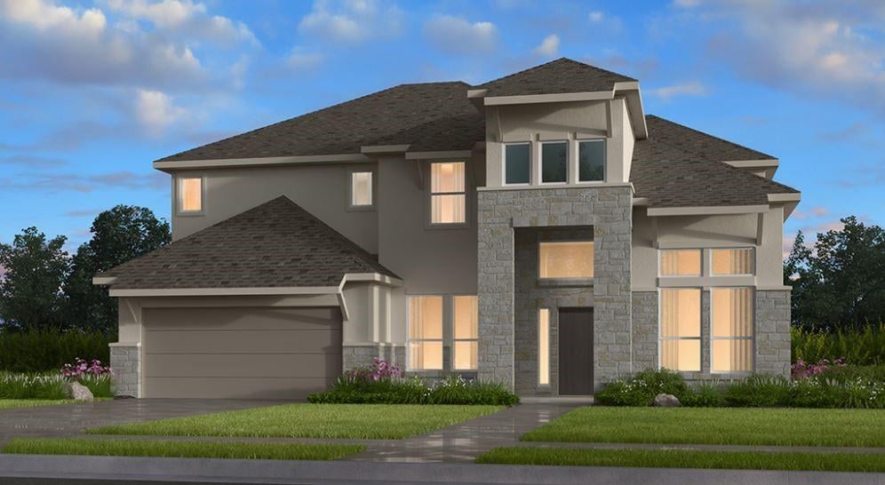 View 866 Pear Tree Ln in Parten Ranch 866 Pear Tree Ln - front exterior - Luxury home in Parten Ranch, Austin, TX