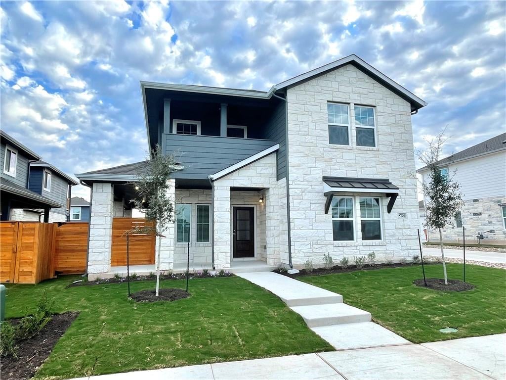View 8701 Looksee Ln in Skyline 8701 Looksee Ln - front exterior - Luxury home in Skyline, Austin, TX