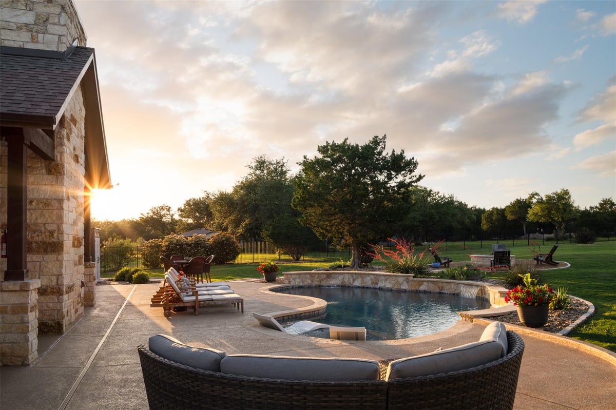 View 893 Blue Ridge DR in Counts Estates Ph Two Aka Butler Ranch Estates 893 Blue Ridge DR - front exterior - Luxury home in Counts Estates Ph Two Aka Butler Ranch Estates, Dripping Springs, TX
