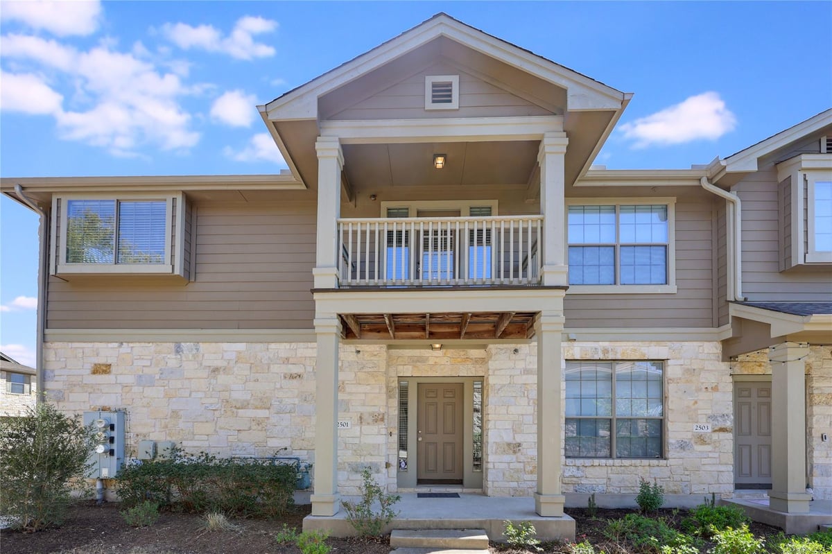 View 9201 Brodie Ln Unit #2501 in BRODIE HEIGHTS CONDOMINIUMS 9201 Brodie Ln Unit #2501 - front exterior - Luxury home in BRODIE HEIGHTS CONDOMINIUMS, Austin, TX