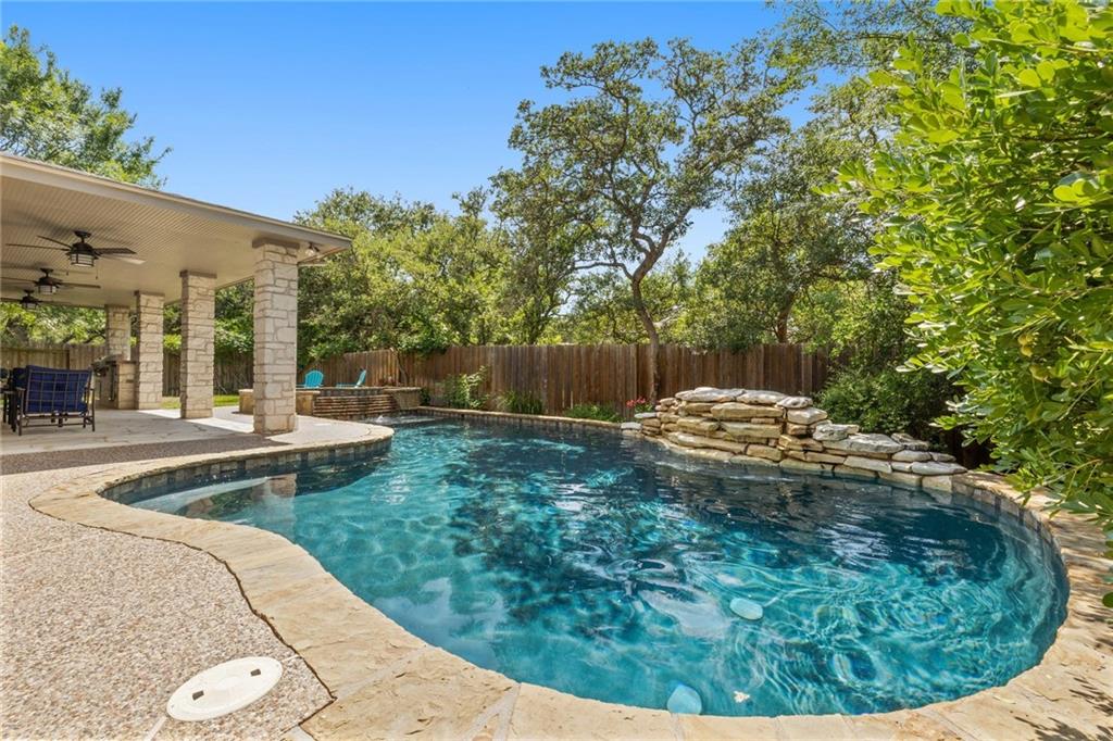 View 9328 Slate Creek Trl in Oak Brook Sec 4B 9328 Slate Creek Trl - front exterior - Luxury home in Oak Brook Sec 4B, Austin, TX
