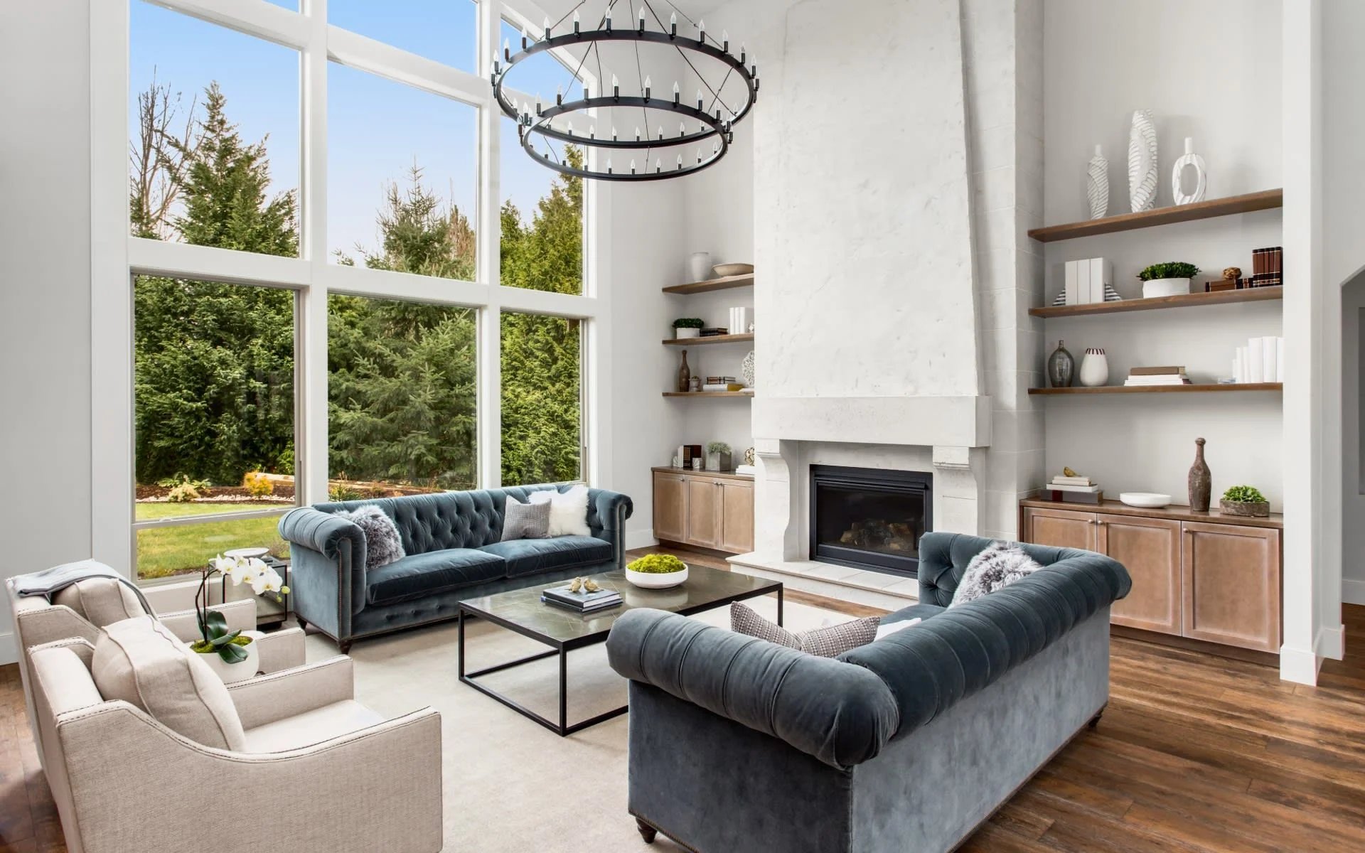 Modern luxury new construction interior in Austin Texas