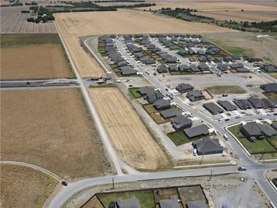 Aerial view with new construction development at 0 Cr 132 - Hutto, TX