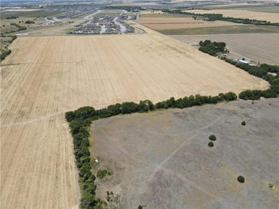 Aerial view with expansive acreage at 0 Cr 132 - Hutto, TX