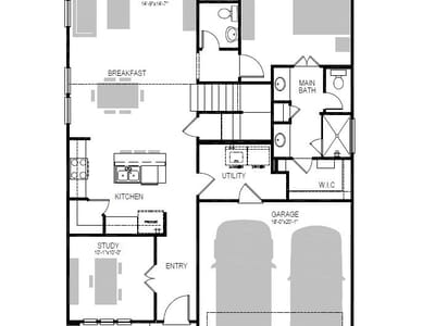 Living area at 1012 Universal Dr - 4 bed 2 bath home
