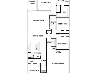 Living area at 10121 Curb Strap DR - 4 bed 2 bath home