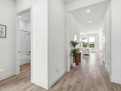 Primary bedroom at 104 Corbin Ave - 3 bed 3 bath home