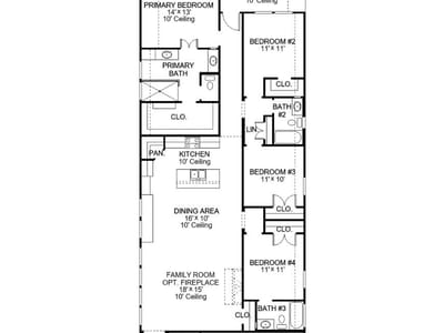 Kitchen at 104 Covered Bridge Trl - 4 bed 3 bath home