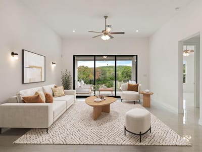 Primary bedroom at 1045 Villa Rialto VW - 4 bed 3 bath home