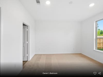 Primary bedroom at 105 Eagle valley Dr - 3 bed 2 bath home