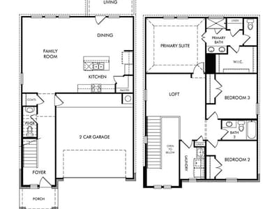 Living area at 105 Rivendale St - 3 bed 2 bath home
