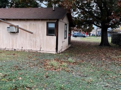 Primary bedroom at 107 Main St - Railroad, Hutto, TX