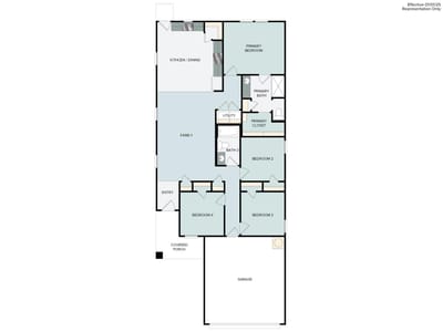 Living area at 1101 Windrow RUN - 4 bed 2 bath home