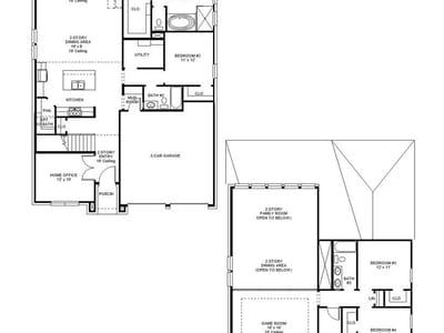 Living area at 1104 Lariat Loop - 4 bed 3 bath home