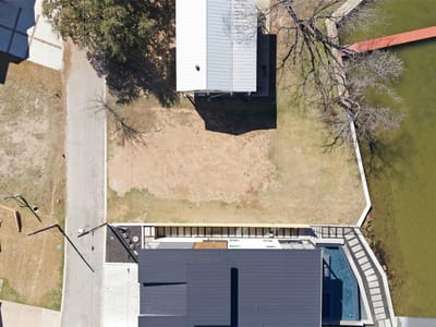 Primary bedroom at 1106 Impala Dr - Impala Isle, Marble Falls, TX