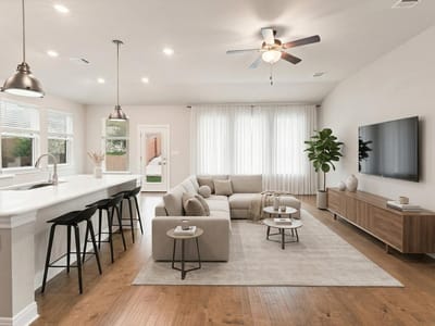 Living area at 1113 Highwater DR - 3 bed 2 bath home