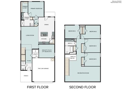 Living area at 1115 Windrow Run - 5 bed 2 bath home