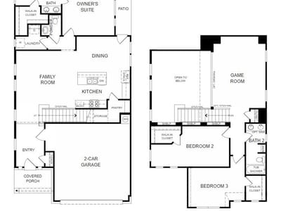Living area at 11209 Golden Cloud BND - 3 bed 2 bath home