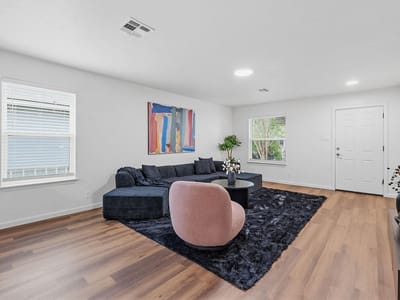 Living area at 114 Loryn DR - 3 bed 2 bath home