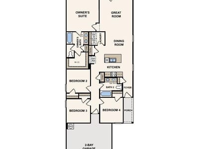 Primary bedroom at 1201 Lavender WAY - 4 bed 2 bath home