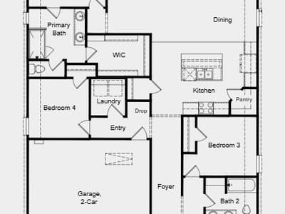 Living area at 1205 Purple Martin Dr - 4 bed 2 bath home