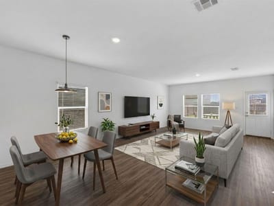 Living area at 1205 Rio Frio Ln - 3 bed 2 bath home