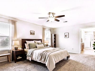 Primary bedroom at 122 Mossy Rock CV - 4 bed 2 bath home