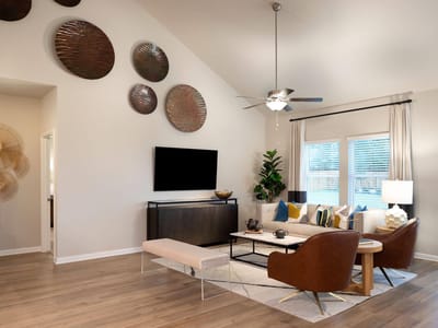 Primary bedroom at 125 Skyview Farm Ln - Butler Farms, Liberty Hill, TX