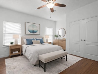 Primary bedroom at 128 W Persimmon Dr - 3 bed 2 bath home