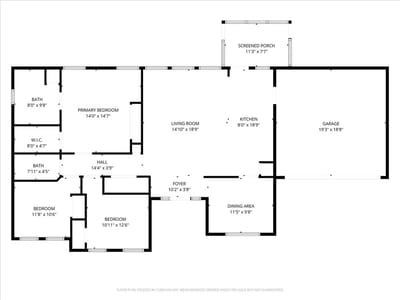 Bathroom at 128 W Persimmon Dr - 3 bed 2 bath home
