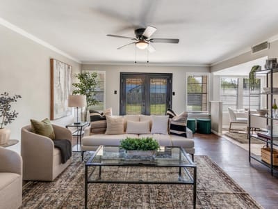 Primary bedroom at 12901 Lamplight Village Ave - 3 bed 3 bath home