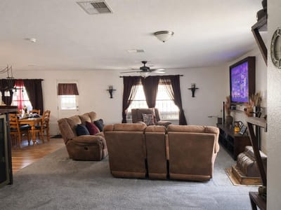 Living area at 12952 Wedding Dr - 4 bed 2 bath home