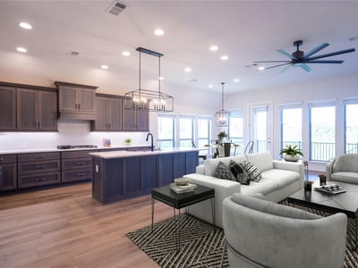 Living area at 1309 Spring Gulch LN - 4 bed 3 bath home