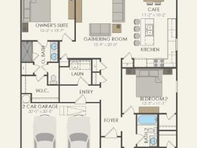 Living area at 13308 Cuchillo Path - 3 bed 2 bath home
