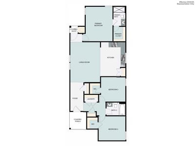 Living area at 135 Daylily Dr - 3 bed 2 bath home