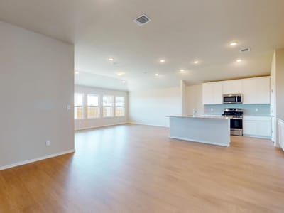 Living area at 13701 Warnock TRL - 3 bed 2 bath home