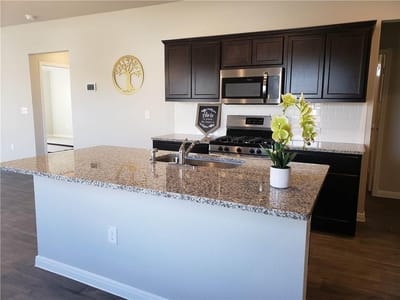 Living area at 13800 Levy LN - 3 bed 2 bath home
