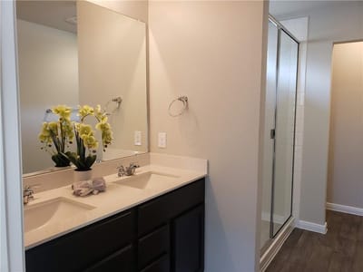 Bathroom at 13800 Levy LN - 3 bed 2 bath home