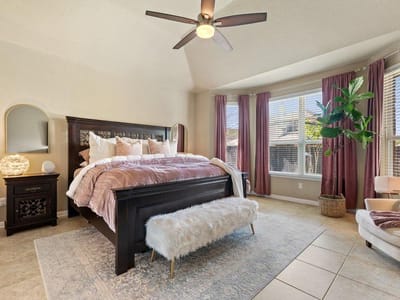 Primary bedroom at 13808 Field Stream LN - 4 bed 3 bath home