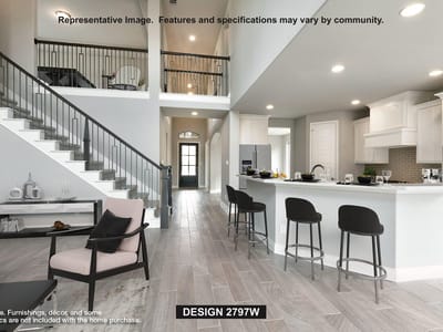 Living area at 1412 Pansy Trl - 4 bed 3 bath home