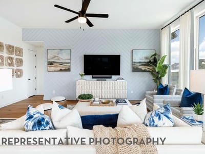 Primary bedroom at 1417 Purple Petunia LN - 4 bed 3 bath home