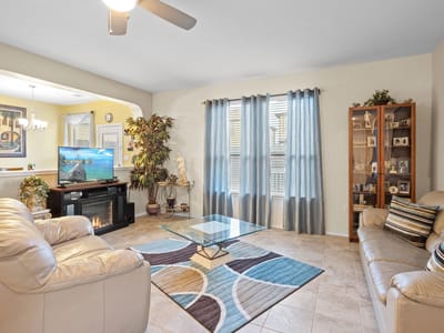 Living area at 14617 Bedstraw Dr - 3 bed 2 bath home