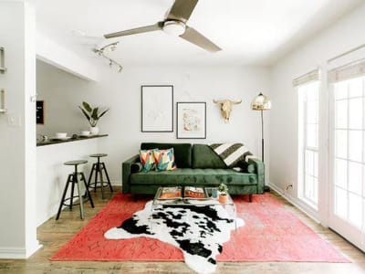 Living area at 1510 6th ST Unit #110 - 1 bed 1 bath home