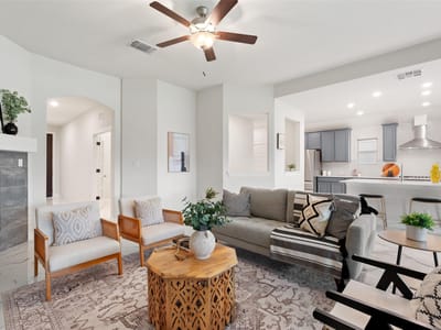 Living area at 1513 Hinterwald ST - 4 bed 2 bath home