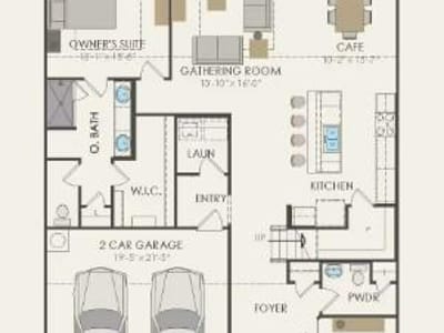 Living area at 16808 Bustillos PASS - 4 bed 2 bath home